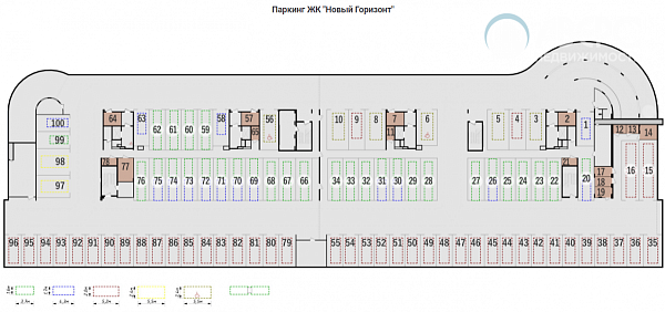 1-к квартира в новостройке, 37 кв.м.